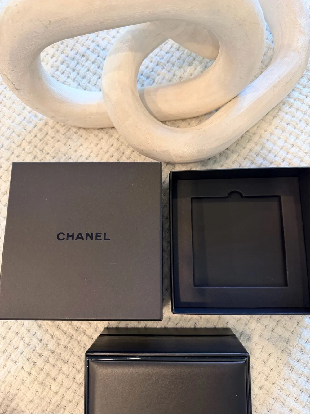 CHANEL White Ceramic Diamond Bezel J12-Style Watch